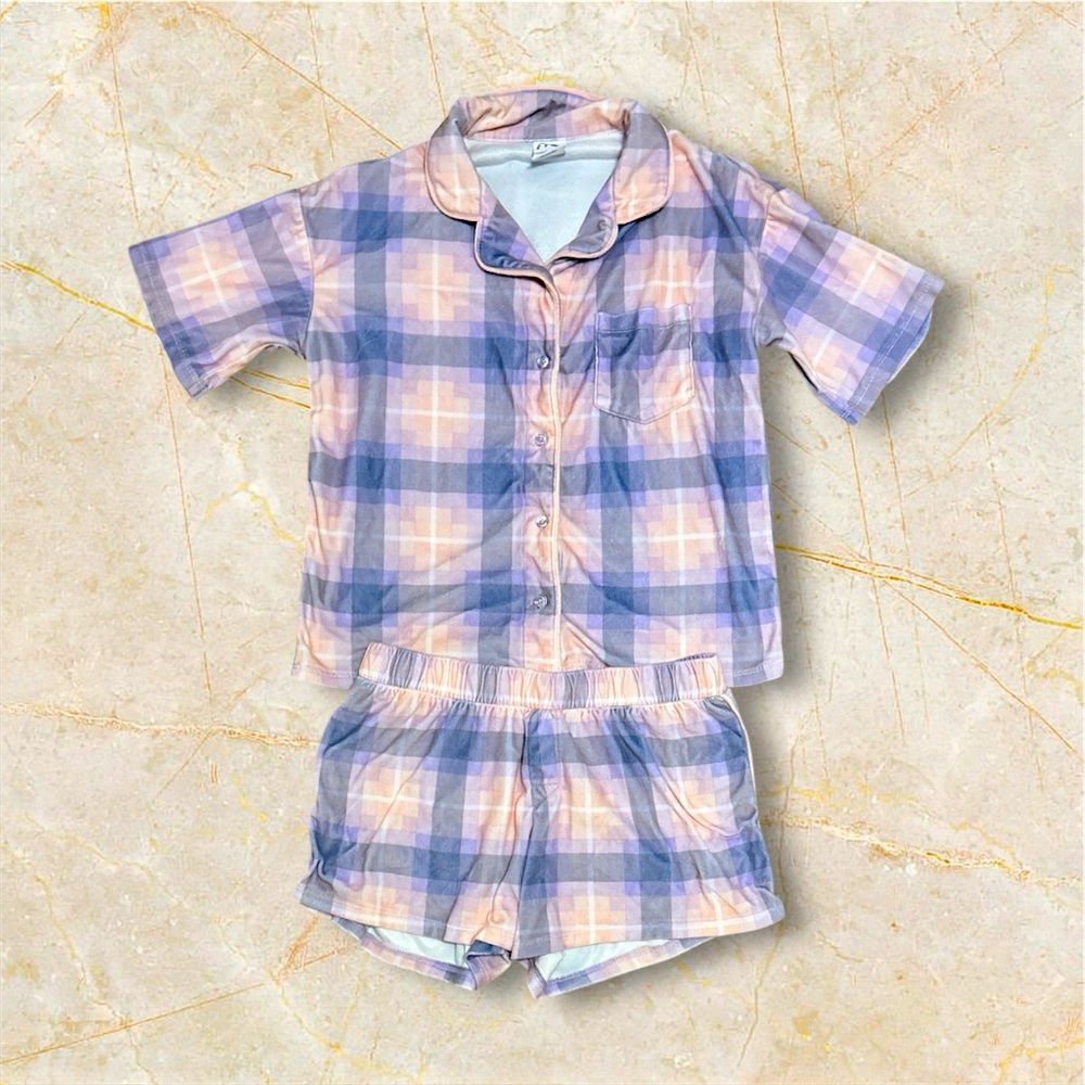 Art Class Blue and Pink Pajama Sets